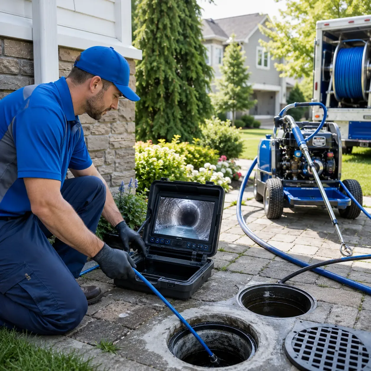 Outdoor drain cleaning professionals serving Pleasant Plains, IL